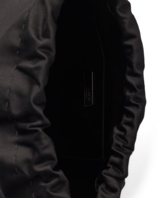 Prada Black Wish Silk Duchesse Pouch