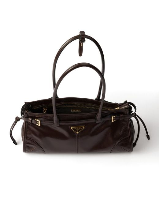 Prada Black Bonnie Medium Leather Handbag