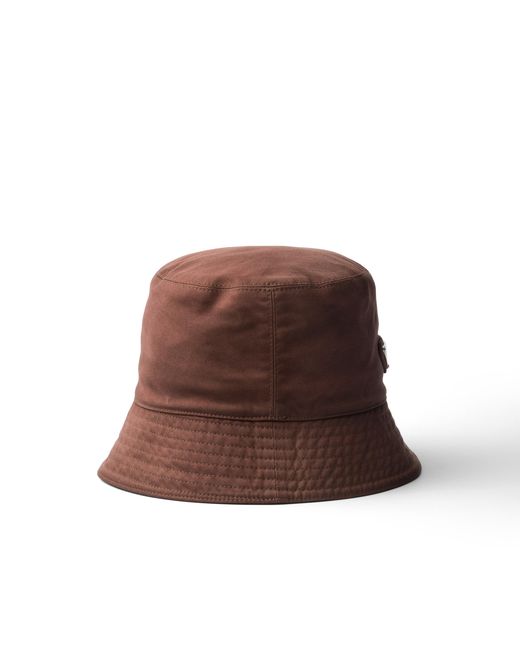 Cappello Da Pescatore di Prada in Brown da Uomo