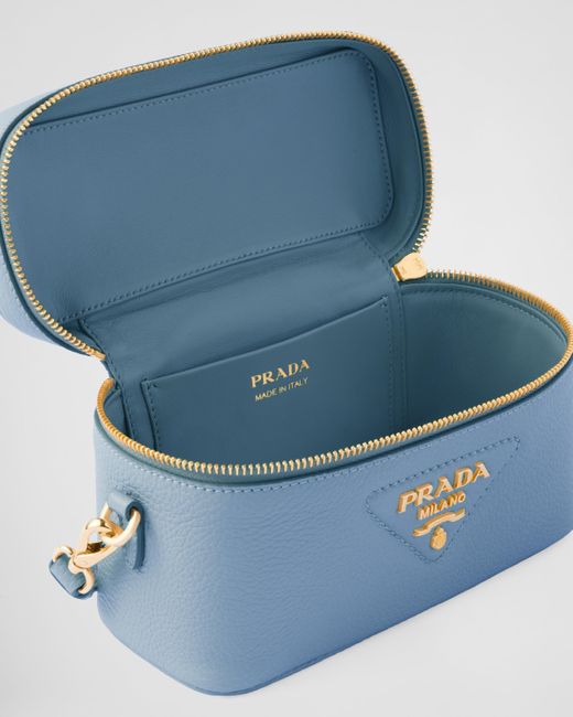 Prada Blue Leather Mini-Bag