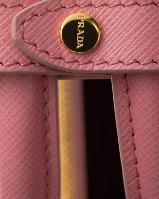 Prada Pink Galleria Small Saffiano Leather Bag