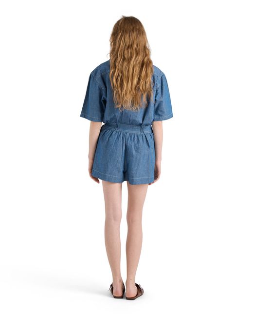 Prada Blue Chambray Jumpsuit, Light