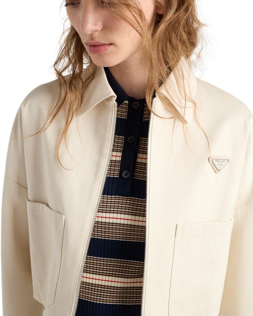 Prada Natural Chino Blouson Jacket
