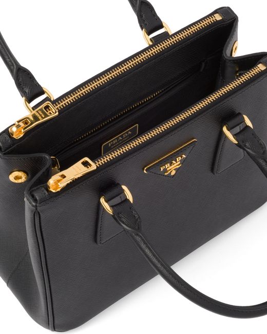 Prada Black Galleria Small Saffiano Leather Bag