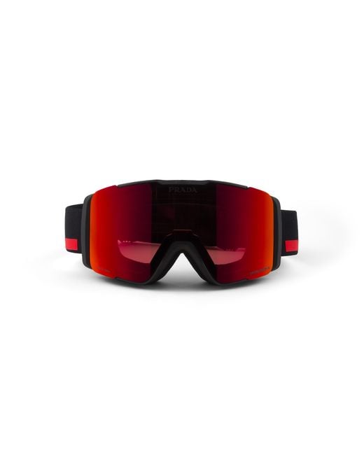 Prada Linea Rossa By Oakley Snow Goggle With Interchangeable