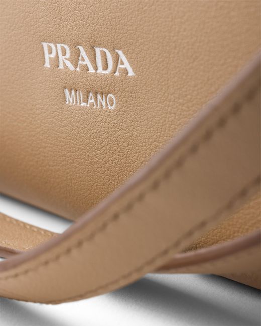 Borsa Fold Large di Prada in Natural