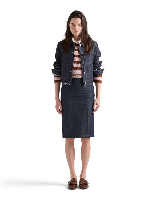 Prada Blue Denim Jacket