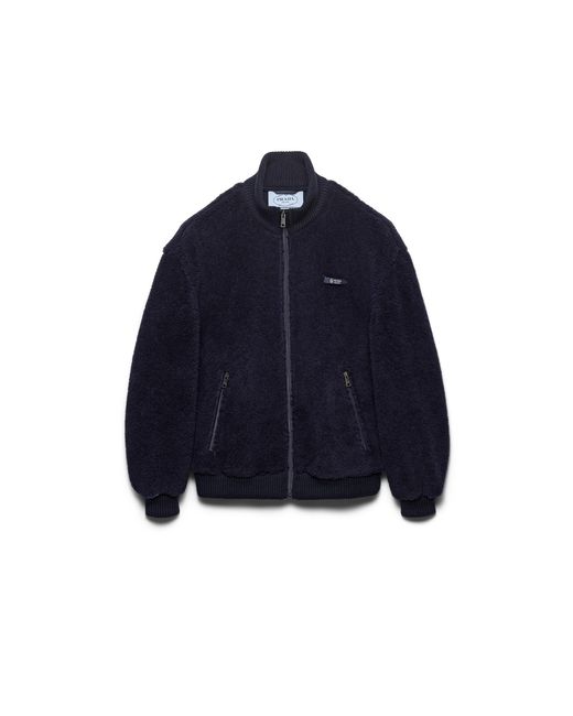 Prada Blue Fleece Jacket