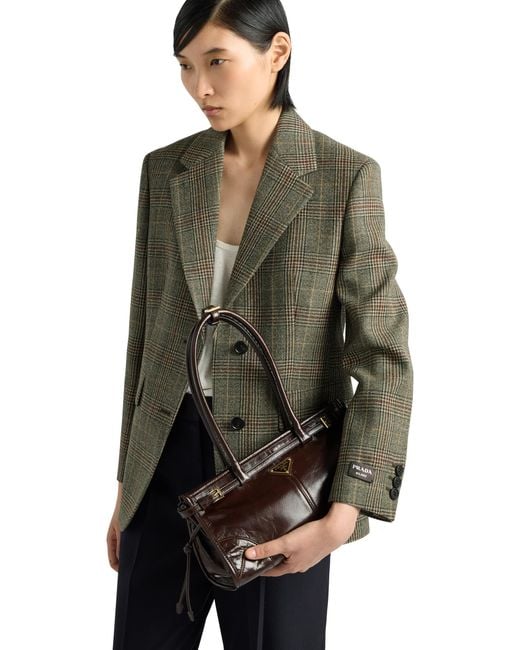 Prada Black Bonnie Medium Leather Handbag