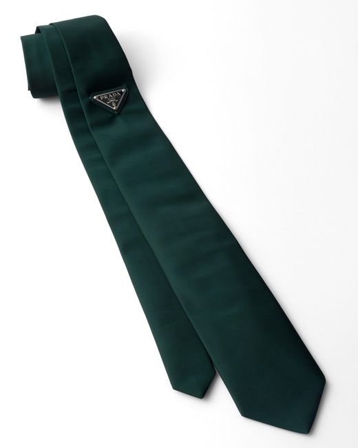Prada Blue Re-Nylon Tie for men