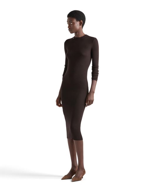 Prada Black Wool Dress, Cocoa