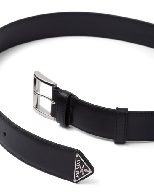 Prada Blue Gürtel Mit Logo