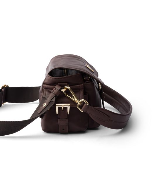 Prada Brown Explore Nappa Leather Mini Bag