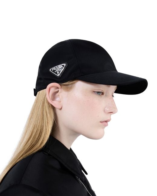 Prada Black Re-Nylon Baseball Cap
