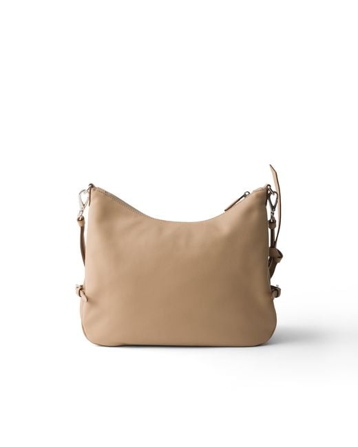 Borsa Fold Large di Prada in Natural