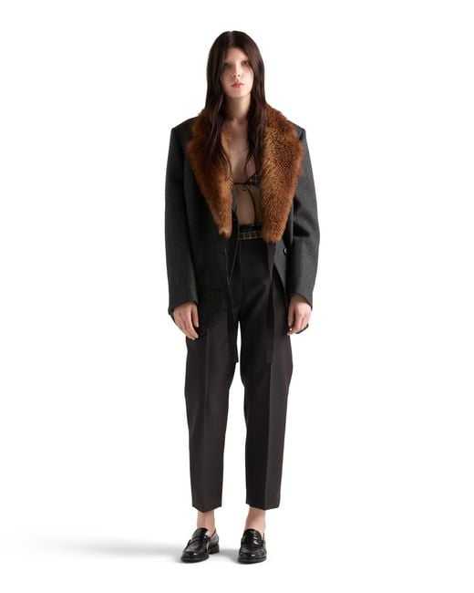 Prada Black Grisaille Pants