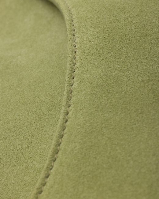 Prada Green Carry Mini Suede Handbag