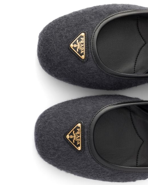Prada Black Fabric Pumps