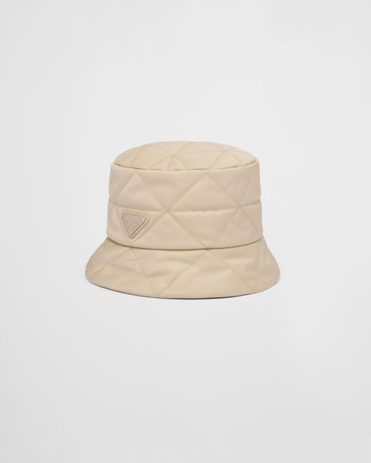 Cappello Da Pescatore In Re-nylon di Prada in White