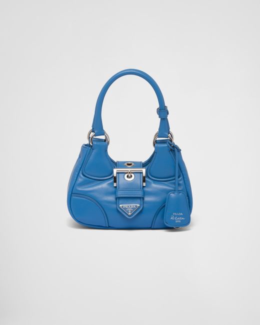 Prada Blue Moon Padded Nappa-Leather Bag
