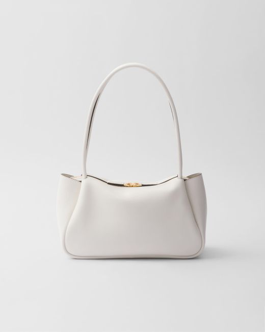 Prada White Medium Leather Handbag