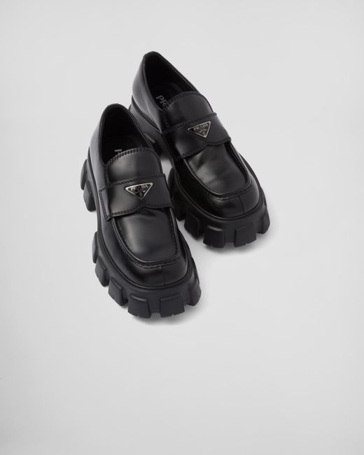 monolith loafers prada