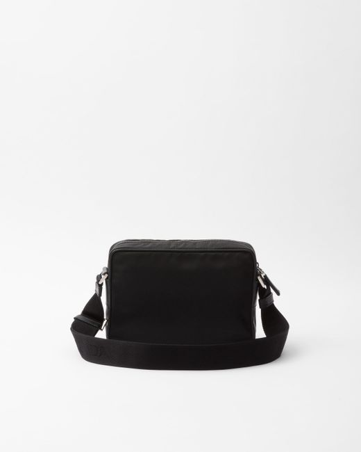 Prada Black Re-nylon And Saffiano Shoulder Bag for men