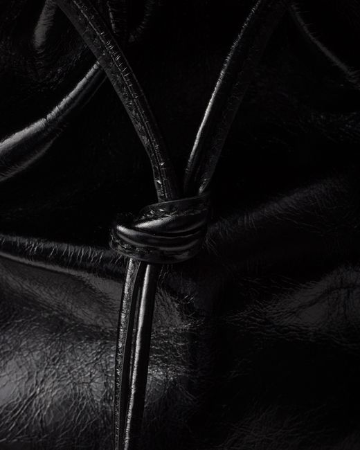 Prada Black Bonnie Leather Tote Bag for men