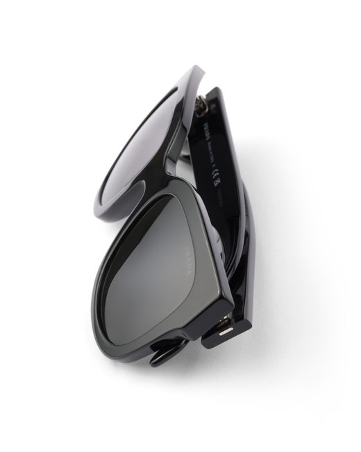 Prada Blue Sunglasses With Logo