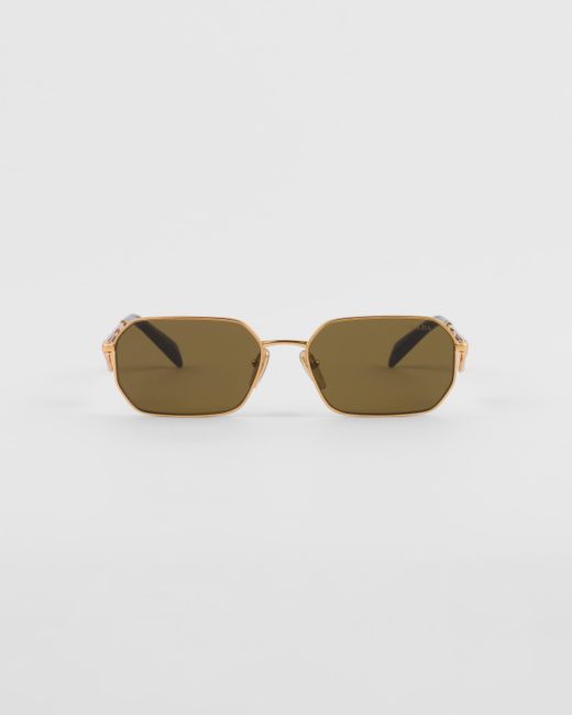 Prada Multicolor Sunglasses With Triangle Logo