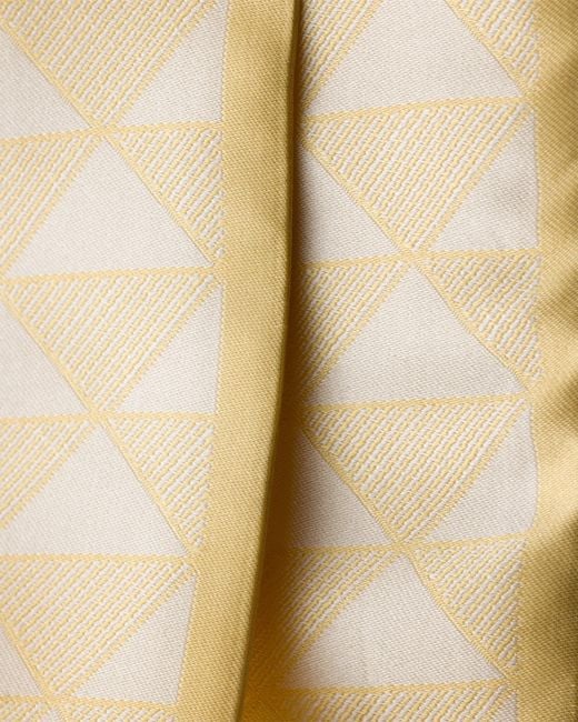 Prada White Jacquard Silk Tie