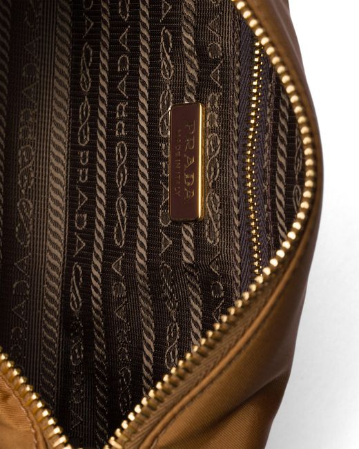 Pouch De Re-Nylon, Mujer Prada de color Brown