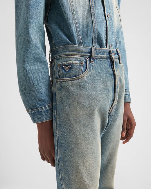 Prada Five-pocket-jeans Aus Denim in Blue für Herren
