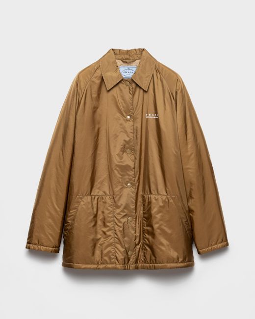 Prada Brown Lightweight Re-Nylon Blouson Jacket