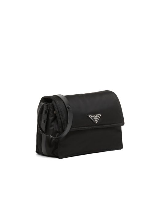 Prada Black Medium Padded Re-nylon Shoulder Bag