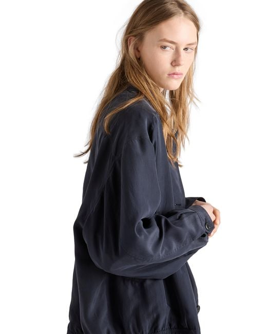Prada Blue Silk Jacket