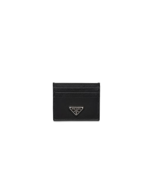 Prada White Re-Nylon Card Holder for men