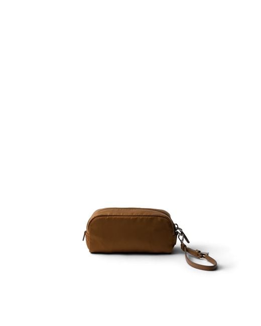 Prada Brown Mini Re-Nylon Pouch