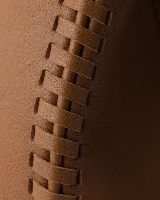Prada Brown Galleria Large Leather Bag, Caramel
