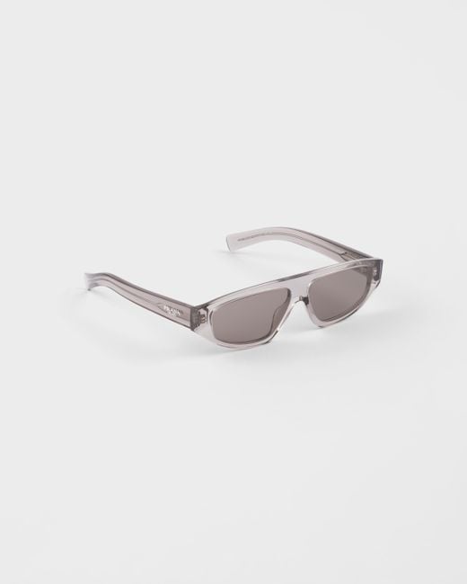 Prada Gray Eyewear Collection Sunglasses for men