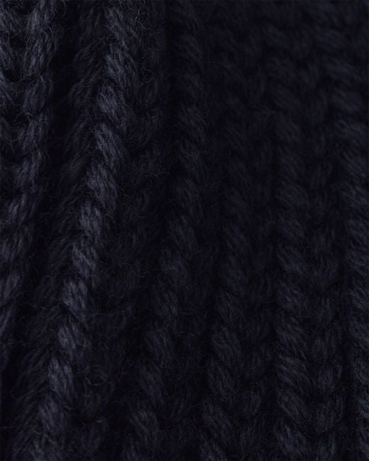Prada Blue Strickmütze Aus Wolle, Damen, Größe