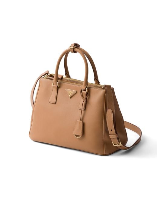 Prada Natural Galleria Large Leather Bag