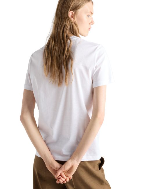 Prada White Jersey T-Shirt