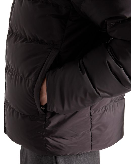Prada Black Medium-Weight Re-Nylon Down Jacket for men