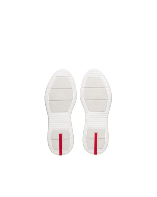 prada leather trainers