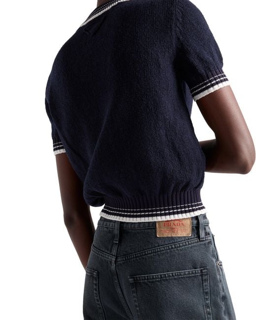 Prada Blue Five-Pocket Denim Jeans for men