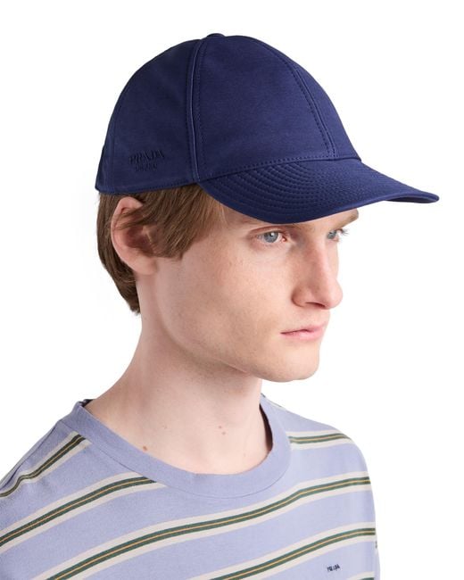 Cappello Da Baseball di Prada in Blue da Uomo