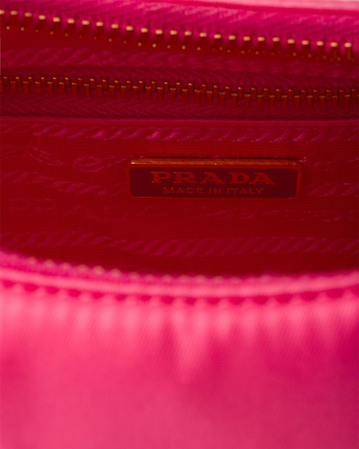 Prada Pink Re-Edition 2005 Re-Nylon And Saffiano Mini Bag