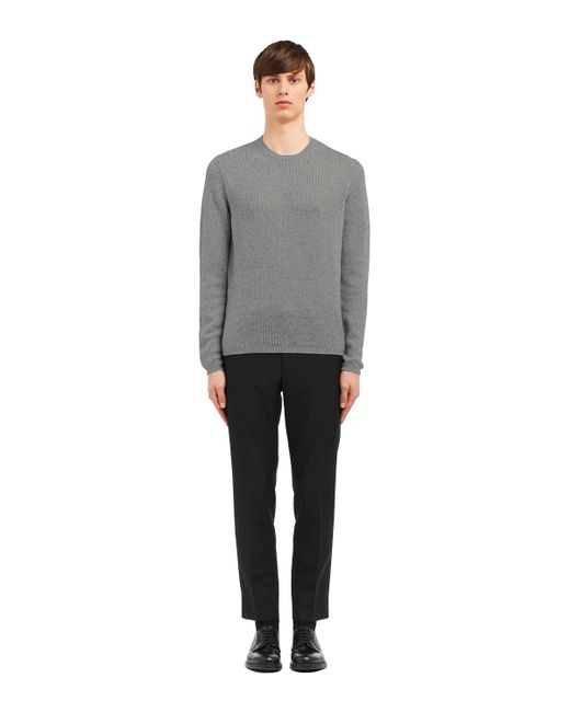 Jersey de punto Prada de hombre de color Gray