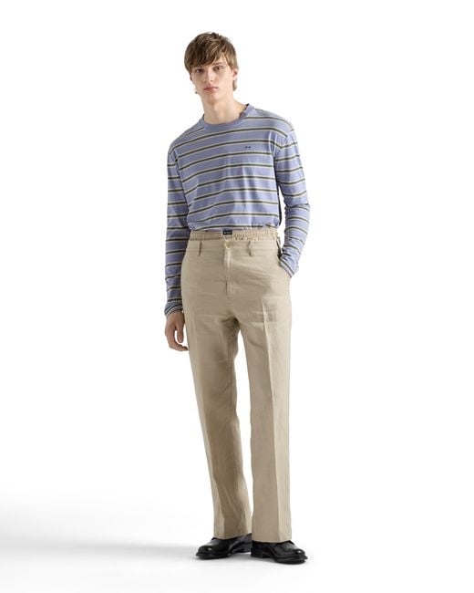 Prada Blue Jersey T-Shirt for men